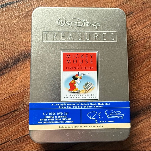 Walt Disney Treasures Dvd Mickey Mouse In Living Color A Collection of Color… - Picture 1 of 8